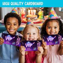 30pcs Double-Sided Movie Theme VIP Party Invitation Cards With Envelopes, Suitable For Birthday Party, Unisex