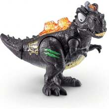 Smashers Dino Island Mini Egg T-Rex de ZURU Juguete de Descubrimiento prehistórico con 10 sorpresas, Juguetes de Dinosaurio, slimo, Arena y más de 5 años,37499061 - Beis - Ver 5