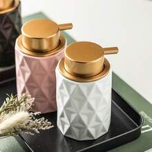 极简陶瓷泡沫瓶，适用于乳液、洗手液、沐浴露、洗发水、慕斯，酒店及家用可重复灌装分配器