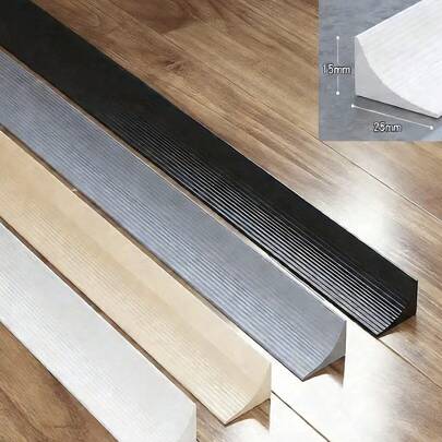 1 st silikon självhäftande vattenspärrlist, 1 m/2 m flexibel vattentät vattenspärr för diskbänkskant, stänkskyddande vattenspärr för badrumsbänkskiva, borrfri läckagesäker kantskyddslist