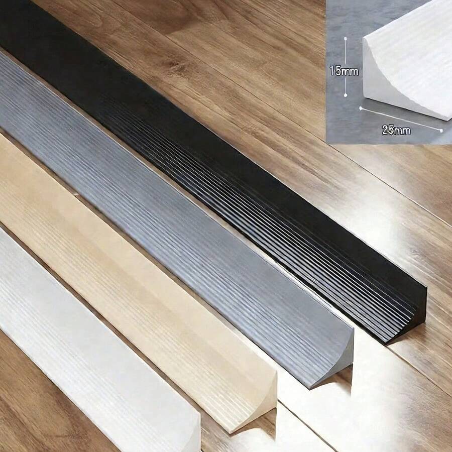 1条硅胶自粘式挡水条，1米/2米柔性防水条，适用于厨房水槽边缘、浴室盥洗台面防溅水条，免钻孔防漏边缘保护条 - 彩色 - 查看 1