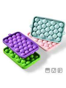 1pc, Grape Ball Handmade Soap Molds Candle Molds One String Of Grape Handmade Candle Soap Molds Set, Silicone Material, Round Shape - Multicolor - View 8