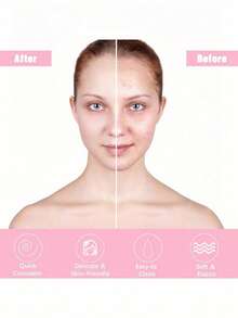 遮瑕刷 眼下迷你斜角平头歌舞伎鼻部轮廓刷 用于遮瑕、晕染、定妆、抛光粉底液、膏状化妆品专业小型粉底刷 - 粉色 - 查看 9