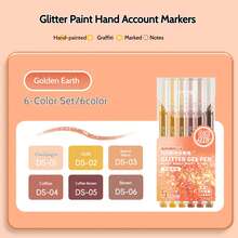 Languo 72 Color Shiny Acrylic Gel Pens,Super Shining Color Painting Gel Pen-Plus Drawing,Graffiti,Hand Account Writing For Acrylic Board/Eggshell/Canvas Shoes/Glass Cup Super Strong Coverage Ideas Gift Choice Back To School Essentials Art Supplies Stationery - Multicolor - View 14