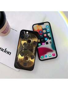 Étui de téléphone en silicone souple avec motif de cassette vintage compatible avec iPhone 17, 16, 15, 14, 13, 12, 11 Plus, Pro et Max Plus - Étui compatible avec iPhone 17 Pro, 17 Pro Max, 17, 16 Pro - Z3 - Voir 5