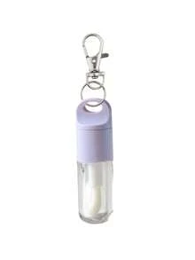 1pc 5ml Transparent Lip Gloss Tube With Keychain,Easy To Carry,Refillable Lip Gloss Bottle, Clear Lip Gloss Tubes With Wand, Lip Oil Dispensing Tube,Travel Lip Gloss Storage,Portable Lip Gloss Dispenser Bottle Keychain/Bag Charm - Multicolor - View 16