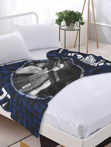 Dallas Basketball Mavericks Throw Blanket Warm Blankets Breathable Air Conditioner Blanket For Car Classic Outdoor Blankets For Picnic For All Season - màu đen - Xem 4