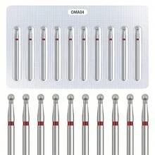 Russian-Style Edge Prep Emery Nail Drill Bits Set, Professional Manicure Tool Kit For Fast Gel Nail Removal, Cuticle Trimming, Dead Skin Exfoliation And Nail Surface Polishing - Multicolor - View 10