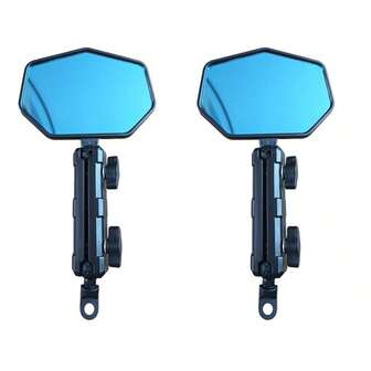 Espejo retrovisor, reflector de motocicleta, espejo de alta definición, diseño ajustable 360°, instalación desmontable rápida, resistente, elegante y atractivo