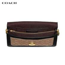 Coach 经典 C 字 Logo 斜挎包、单肩包、手提包，涂层帆布，女士 - 柑橘色 79338-B4M2，经典款 79337-B400H，棕色 79334-V5L4A，白色 73995-B4HA - 酒神老花79337-B400H - 查看 3