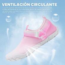 Zapatos de agua para mujeres,Zapatos surf hombre ,Zapatos de Agua para Hombres y Mujeres,Zapatillas deportivas de agua,Secado rápido antideslizante para yoga, deportes al aire libre, playa, piscina,37497159 - Púrpura polvoriento - Ver 2
