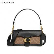 Coach 经典 C 字 Logo 斜挎包、单肩包、手提包，涂层帆布，女士 - 柑橘色 79338-B4M2，经典款 79337-B400H，棕色 79334-V5L4A，白色 73995-B4HA - 酒神老花79337-B400H - 查看 6