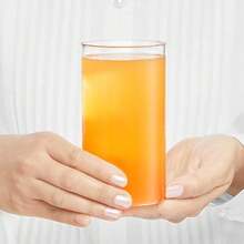 饮用玻璃杯，适用于盛装水、果汁、啤酒、饮料和鸡尾酒，无铅品脱杯，玻璃饮用杯 - 無色 - 查看 2