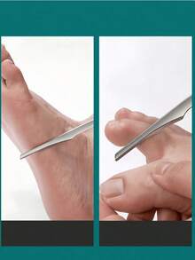 1/2/3pcs Stainless Steel Foot File Tool, Professional Foot Scraper Dead Skin Remover, Foot Care Tool For Men And Women