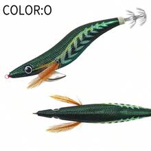 12g 14g 19g Jig de Calamar Flotante Eging Pescañuelo de Calamarñuelo de Pesca Cebo Artificial para Pesca Gancho de Calamar Pulpo Calamar - Una pieza Color O - Ver 13