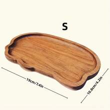 Wooden Tray, Snack Tray, Breakfast Tray, Cooked Food Plate, Cheese Plate, Dessert Plate, Bathroom Vanity Tray, Suitable For Breakfast, Coffee Table, Home, Restaurant Use