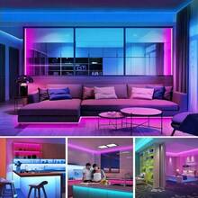 1米/2米/3米/5米/10米/15米/20米 RGB LED灯带，自粘式LED灯，带44键遥控器，可调光，适用于房间、游戏室等。 - 多色光 - 查看 8