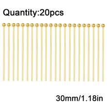 20pcs 20/25/30/35/40/50/70mm Stainless Steel Round Head Ball Pins, DIY Jewelry Accessories Materials For Bracelet, Earrings - Diy - View 12