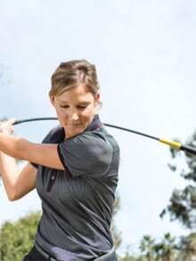 SKLZ Gold Flex Golf Swing Trainer - Barra de Calentamiento - Amarillo - Ver 6