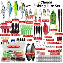 Kit deñuelos de Pesca Profesional - Cebos Suaves/Duros con Cucharas de Metal, Crank y Caja para Lubina y Lucio, Agua Dulce y Salada - 24 piezas - Ver 3