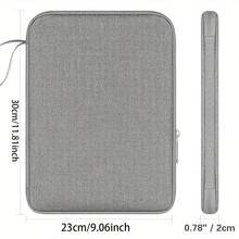 Shockproof Nylon Tablet Sleeve Compatible With IPad 10.9inch/12.9inch -Tablet Bag Portable Drop- Design With Independent Compartment, Large Capacity Storage, Tablet Carrying Case, Tech Accessory, Scratchresistant Cover Charger Case Packing Cubes For Women For Men Charger Bag - Multicolor - View 9