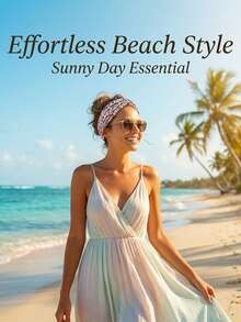 1条女士新款波西米亚印花发带，简约百搭瑜伽吸汗带，弹性宽头带吸汗头巾。适合户外运动、瑜伽、健身、海滩度假等场合，女士发饰发带 - 彩色 - 查看 7