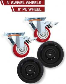 Bandeja de drenaje de aceite de perfil bajo, bandeja de drenaje de aceite eléctrica de 20 galones con bomba eléctrica de 110 V, manguera de 8 pies y manija plegable, carrito con ruedas para automóviles, camiones, autobuses y vehículos recreativos. - rojo - Ver 4