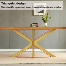 84dadgyyj 30 Inch Modern Table Base Gold Metal Dinning Table Legs With Suction Cups Heavy Duty Desk Base For Marble Glass Wood Top Set Of 4 Furniture Legs For Home Kitchen DIY Bench Legs Coffee Table Gold - GoldBig - View 6
