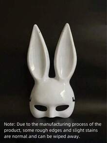 2pcs/1pc Easter Bunny Mask, Easter Mask, Party Mask, Cosplay, Cute And Playful, Suitable For Easter Masquerade Ball, Party Accessories, Suitable For Show Girls, Cosplay And Halloween Party
