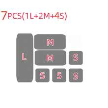 12pcs/7 Drawers Transparent Makeup Organizer Box, Vanity Jewelry And Small Items Storage Box, Multi-Compartment Organizer - Transparent - View 14