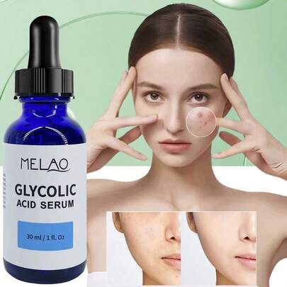  MELAO 30ml 10% AHA Fruit Acid Essence - Smooths Skin, Reduces Fine Lines & Wrinkles, Improves Skin Texture, Brightens Dull Complexion - Anti-Aging Facial Care