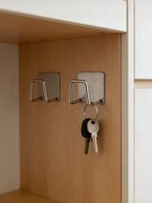 2 件套不锈钢厨房水槽收纳架，带海绵架和钢丝绒架 - 沥水设计，3M 背胶壁挂式安装，适用于台面和水槽边缘 - 彩色 - 查看 7