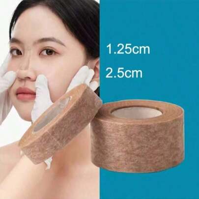 Korean Micropore Medical Tape, Skin-Colored, Low Allergenicity, Microporous Breathable, Double Eyelid Tape, Wound Adhesive, Suitable For Daily Beauty Products