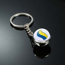 1个几何图案派对球钥匙扣，卡通超级进化石配件 - 彩色 - 查看 38