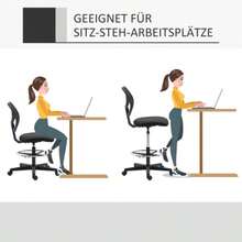 Home Office Chairs - Black - View 5