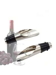 3/5件套创意红酒开瓶器礼盒套装，包含开瓶器、酒塞、倒酒器及其他优质葡萄酒配件，适合情人节装饰、生日、节日、结婚纪念日、派对、户外露营等场合。 - 彩色 - 查看 9