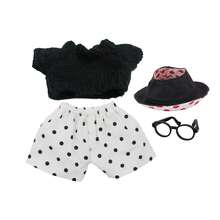 17cm Plush Doll Hanging Ornament With Changeable Outfits, Cute Blind Box Hanging Ornament Set Includes Hat, Eyes (Doll Not Included) - Multicolor - View 13