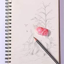 3/6/12pcs Marble Pencil Erasers, Classroom Rewards, Party Favors, Suitable For Office And School Use, Christmas Gift Pack For Office And Classroom Supplies, Holiday Stationery Gifts, And Back To School Gifts - Multicolor - View 6