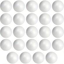 24 piezas de bolas de espuma de poliestireno sólidas blancas de 5 cm/2 pulgadas, adecuadas para pintura DIY, decoración de centros comerciales, accesorios de boda, escaparates, se pueden usar para arte, manualidades, hogar, decoración de fiestas, decoración de pasteles con bolas de poliestireno, juego de cielo estrellado, día de pintura, decoración de bodas, Navidad, Halloween, Año Nuevo, cumpleaños, decoración del hogar, fiesta de vacaciones - Libera una imaginación ilimitada - Multicolor - Ver 4