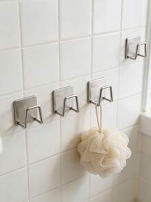 2 件套不锈钢厨房水槽收纳架，带海绵架和钢丝绒架 - 沥水设计，3M 背胶壁挂式安装，适用于台面和水槽边缘 - 彩色 - 查看 6