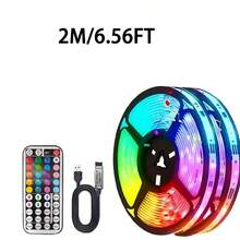 1米/2米/3米/5米/10米/15米/20米 RGB LED灯带，自粘式LED灯，带44键遥控器，可调光，适用于房间、游戏室等。 - 多色光 - 查看 17