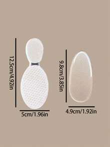 1pc Nano Glass Foot File - 3-In-1 For Callus Removal, Nail Filing, Foot Smoothing, Durable Surface Texture Design - Multicolor - View 6