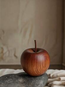 1pc Wooden Apple-Shaped Aroma Diffuser Wooden Apple-Shaped Aroma Diffuser Apple Scented Aroma Diffuser Elegant Wooden Essential Oil DiffuserElegant Brown Wood Grain, Operation Without Fire, Fully Automatic Diffusion System Suitable For Home - Multicolor - View 8