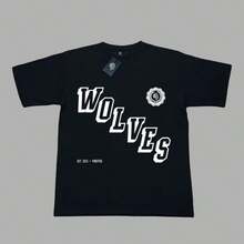 DARC WOLVES DEATH MOTH OVERSIZED UNISEX TEE Workout Men T-Shirts 100% Cotton Hip Hop Casual Shirts Gym Fitness T Shirt Sport Top - 黑色 - 查看 1