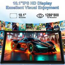 Qetupa Z30 10.1英寸安卓15平板电脑，MTK6575 CPU，八核处理器，8GB RAM + 128/256GB ROM（支持1TB SD卡），1280*800高清IPS触摸屏，5MP+8MP双摄像头，6000mAh电池，802.11ax WiFi6，GPS，优质铝合金机身 - 圣诞节、万圣节、感恩节、周年纪念日、复活节和其他特殊场合的理想之选 - 淺藍色 - 查看 4