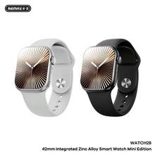 Đồng hồ thông minh REMAX WATCH28 sở hữu tính năng NFC, gọi điện Bluetooth mà không cần cầm điện thoại và theo dõi sức khỏe, hoàn hảo cho việc đi lại, làm việc văn phòng hoặc chơi thể thao, là món quà Ramadan hoặc Eid ý nghĩa. - Bạc mờ - Xem 4