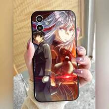 Custodia per telefono Anime Eighty Six, in morbido silicone nero, compatibile con 16, 15, 14, 13, 12, 11, X, XR, Plus, Pro, Max Plus, compatibile anche con 17, 17 Pro e 17 Pro Max - z9 - Visualizzare 6
