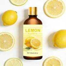 100ml/30ml/10ml Lemon Essential Oil, Moisturizing Lemon Facial Oil, Smooth Skin Fragrance Skin Care Oil, Pure Plant Extract Essential Oil - Lemon Scent - View 2