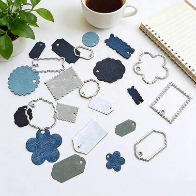 1件套金属框架切割模具，新款模切模具，压花模板，适用于DIY手工、剪贴簿等用品，模板模具，相册装饰纸模切模具，适用于卡片制作、DIY工艺装饰