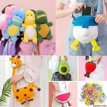 Bộ 3 sợi len ấm 150g, bao gồm dụng cụ đan và bút đánh dấu màu, len dày vừa tự làm thủ công, cuộn len Ice 50g/50m, dùng để đan khăn quàng cổ, giày dép, khăn choàng, áo len, búp bê, v.v. (Bút đánh dấu màu ngẫu nhiên) - Nhiều màu - Xem 9